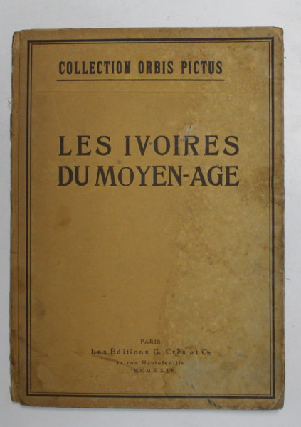 LES IVOIRES DU MOYEN - AGE par W.F. VOLBACH , 55 ILLUSTRATIONS , 1923