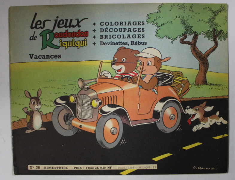 LES JEUX DE ROUDOUDOU  RIQUIQUI - BITRIMESTRIEL , NO .20  , 1962