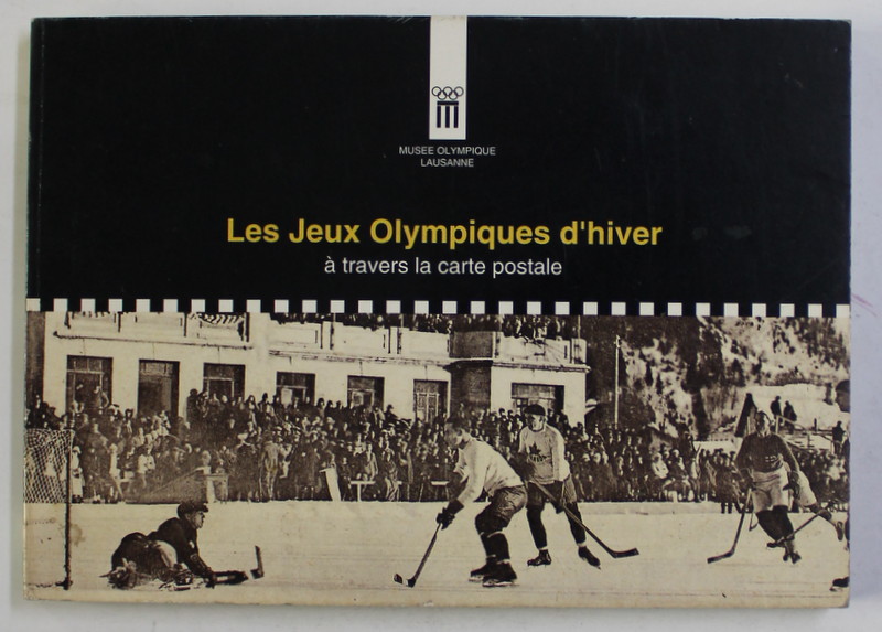 LES JEUX OLYMPIQUES D ' HIVER - A TRAVERS LA CARTE POSTALE , SET DE 20 DE CARTI  POSTALE REPRODUSE  , APARUTA 1995