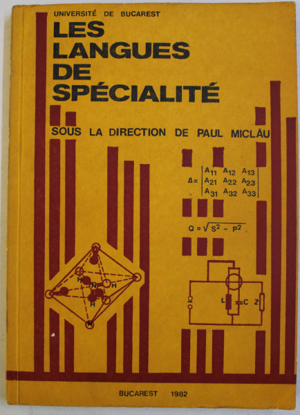 LES LANGUES DE SPECIALITE , sous la direction de PAUL MICLAU, 1982