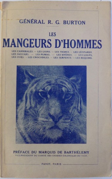 LES MANGEURS D'HOMMES de R.G. BURTON, 1948