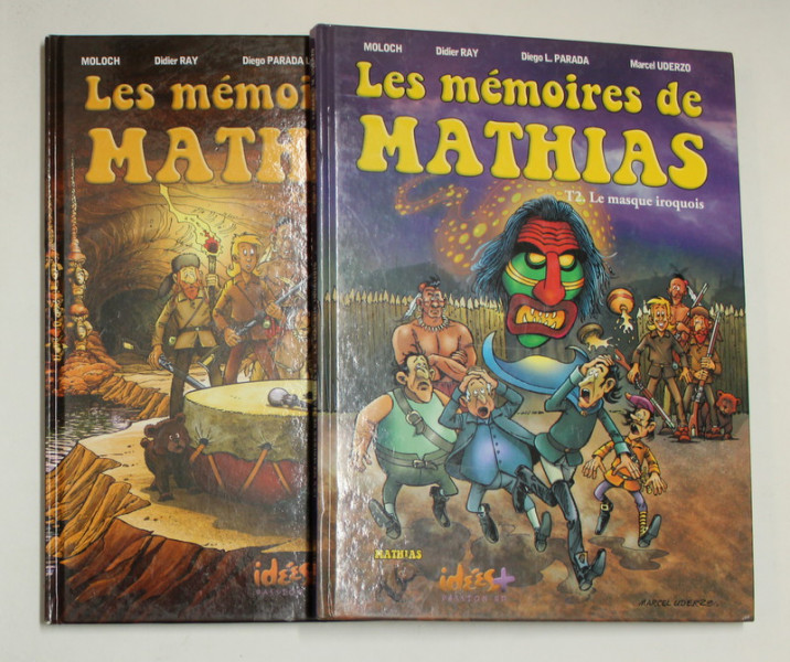 LES MEMOIRES DE MATHIAS , TOMES I - II , scenario par  MOLOCH ... dessin par MARCEL UDERZO , 2015 *BENZI DESENATE