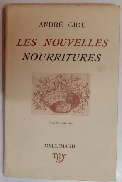 LES NOUVELLES NOURRITURES, CINQUIEME EDITION de ANDRE GIDE, 1935