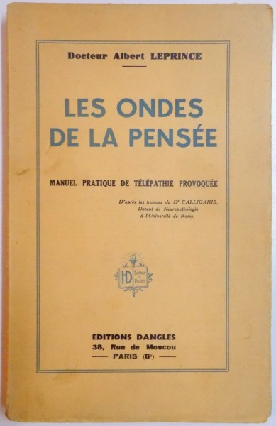 LES ONDES DE LA PENSEE par ALBERT LEPRINCE