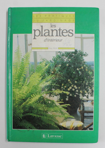 LES PLANTES D 'INTERIEUR par PAUL RISSEL , 1988