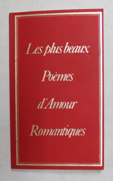 LES PLUS BEAUX  POEMES D 'AMOUR ROMANTIQUES , 1989
