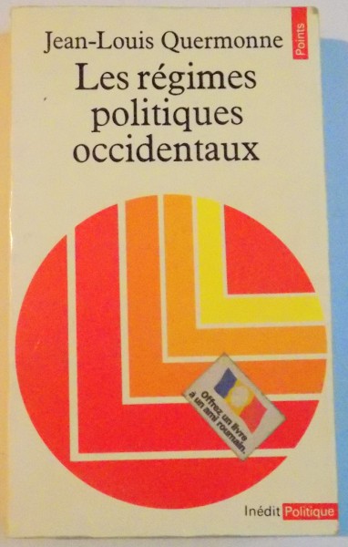 LES REGIMES POLITIQUES OCCIDENTAUX, EDITIA A II - A de JEAN LOUIS QUERMONNE, 1986