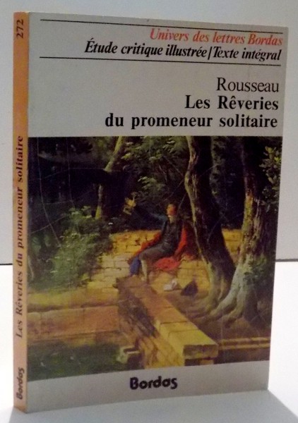 LES REVERIES DU PROMENEUR SOLITAIRE par ROUSSEAU , 1977