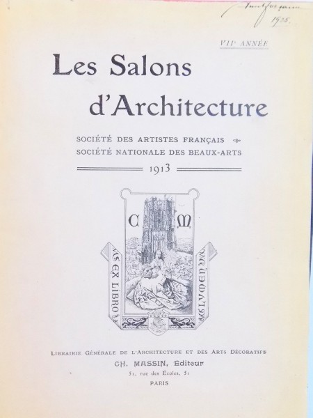 LES SALONS D' ARCHITECTURE , VII e ANNEE, 1913