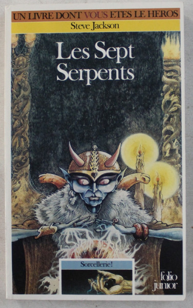LES SEPT SERPENTS , SORCELLERIE / 3 par STEVE JACKSON , 1994