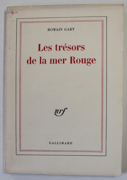 LES TRESORS DE LA MER ROUGE par ROMAIN GARY , 1971