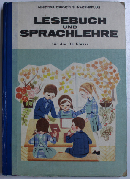 LESEBUCH UND SPRACHLEHRE FUR DIE III . KLASSE , referent NIKOLAUS KLEININGER ,  1989 , CONTINE INSEMNARI CU STILOUL *