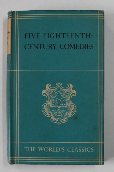 LESSER ENGLISH COMEDIES OF THE EIGHTEENTH CENTURY , selected by ALLARDYCE NICOLL , 1931