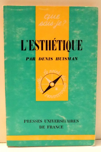 L`ESTHETIQUE par DENIS HUISMAN , 1963