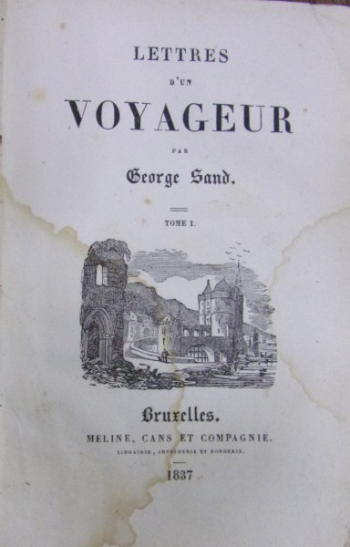 LETTRE D'UN VOYAGEUR de GEORGES SAND