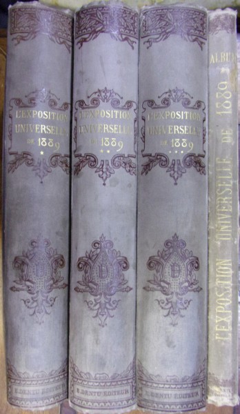 L'EXPOSITION UNIVERSELLE DE 1889 (4 VOLUME) de EMILE MONOD (1890)