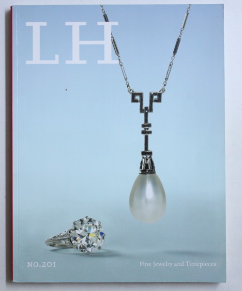 LH  - LESLIE HINDAM AUCTIONEERS , NO . 201 : FINE JEWELRY AND TIMEPIECES  , CATALOG DE LICITATIE BIJUTERII SI CESURI , 10- 11 JUNE ,  2012