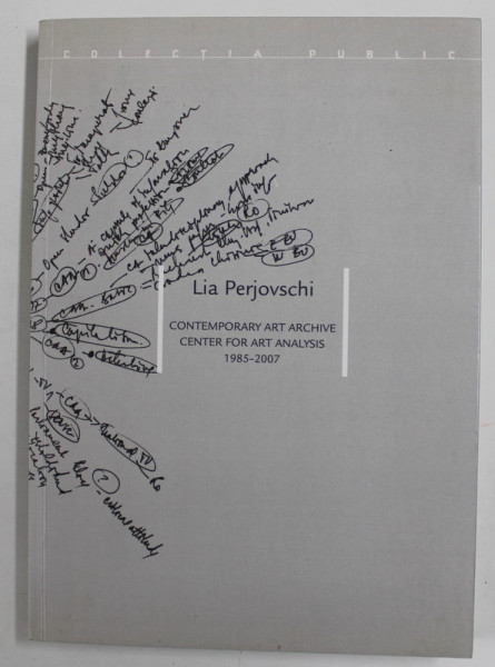 LIA PERJOVSCHI - CONTEMPORARY ART ARCHIVE - CENTER FOR ANALYSIS 1985 -2007