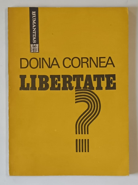 LIBERTATE ? , CONVORBIRI CU MICHEL COMBES de DOINA CORNEA , 1992 *SEMNATURA