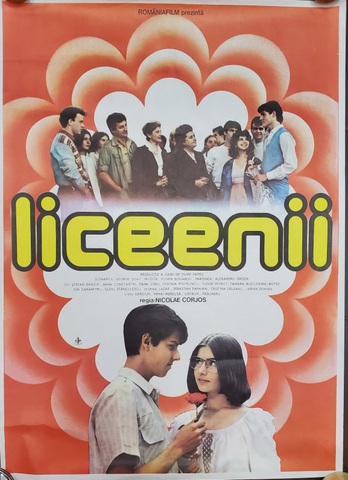 '' LICEENII '' , AFISUL ORIGINAL  AL FILMULUI , 1986