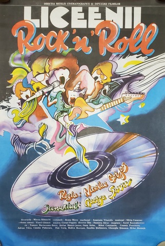 '' LICEENII ROCK 'N ' ROLL " - AFISUL FILMULUI , 1991