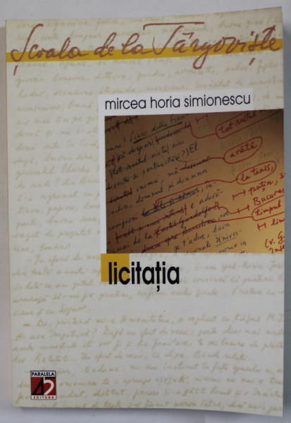 LICITATIA de MIRCEA HORIA SIMIONESCU , 2003