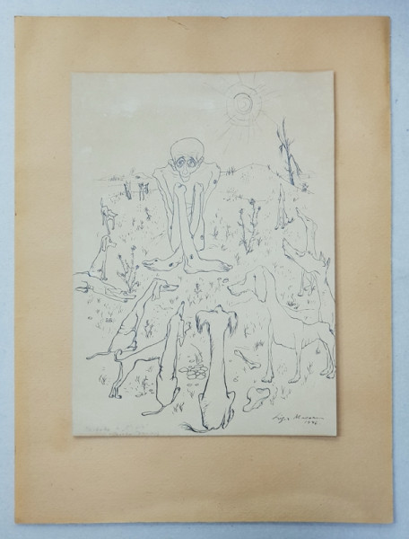 Ligia Macovei (1916-1988) - Ilustratie la  'Plagile' de Eusebiu Camilar