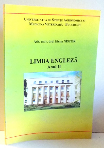 LIMBA ENGLEZA ANUL II de ELENA NISTOR