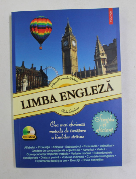 LIMBA ENGLEZA , SIMPLU SI EFICIENT de ALINA - ANTOANELA STEFANIU si RADU LUPULEASA , 2009 *CONTINE CD