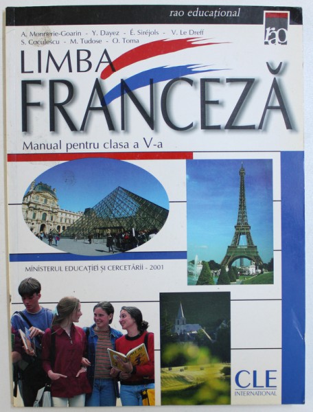 LIMBA FRANCEZA - MANUAL PENTRU CLASA A V-a, ANUL 1 DE STUDIU, 2011