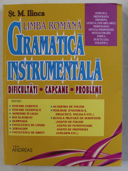 LIMBA ROMANA - GRAMATICA INSTRUMENTALA 2 de ST. M. ILINCA , 2017