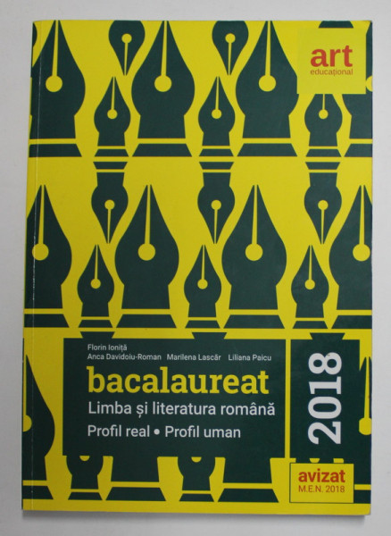 LIMBA SI LITERATURA ROMANA - BACALAUREAT , 50 MODELE DE SUBIECTE SUGESTII DE REZOLVARE de FLORIN IONITA ...LILIANA  PAICU ,  2018