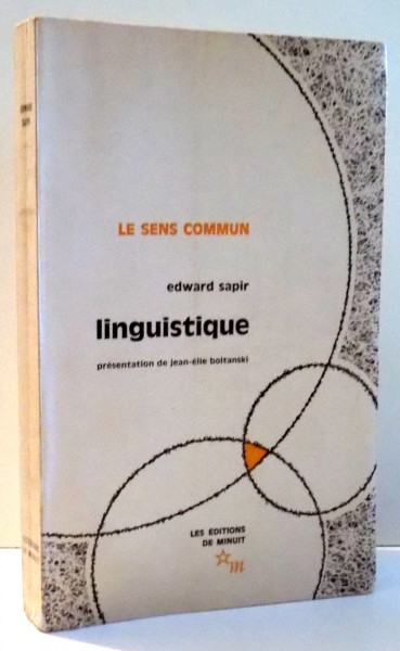 LINGUISTIQUE par EDWARD SAPIR , 1968