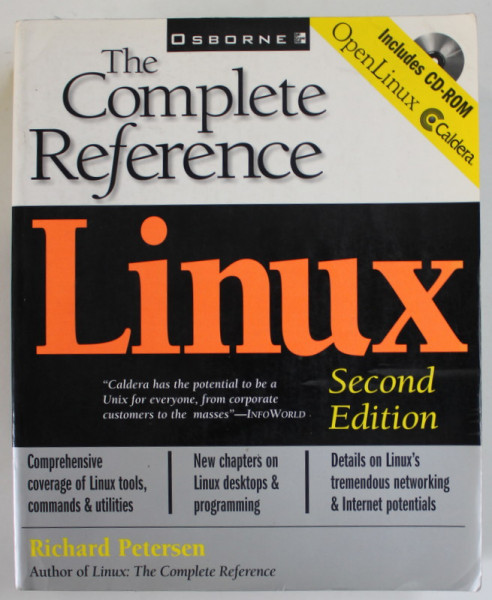 LINUX , THE COMPLETE REFERENCE by RICHARD PETERSEN , 1998, LIPSA CD *