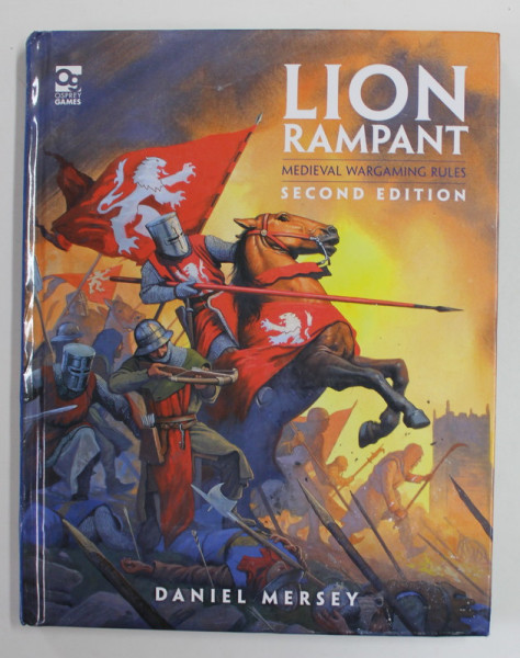 LION RAMPANT , MEDIEVAL WARGAMING RULES by DANIEL MERSEY , 2022 , PREZINTA PETE SI URME DE UZURA