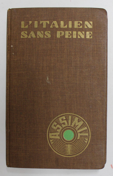 L'ITALIEN SANS PEINE par A. CHEREL