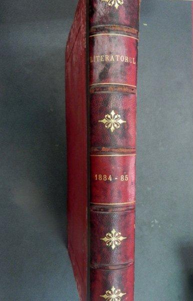 LITERATORUL  REVISTA LITERARA  1884- 85
