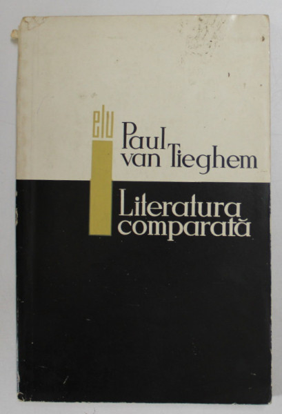 LITERATURA COMPARATA de  PAUL VAN TIEGHEM , 1966