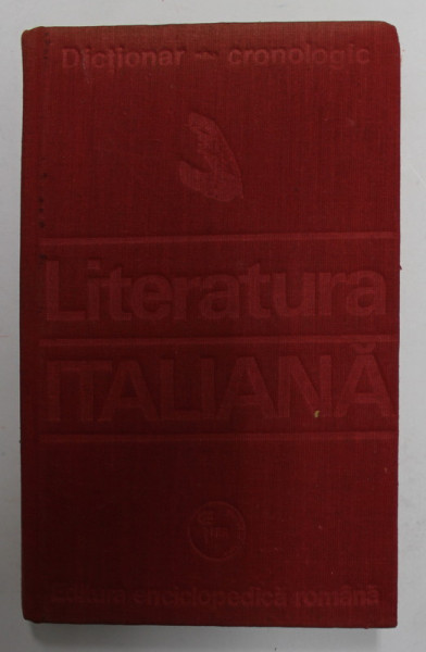 LITERATURA ITALIANA  BUCURESTI 1974