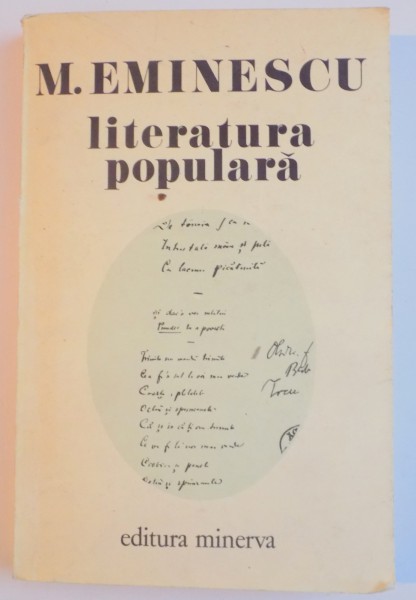 LITERATURA POPULARA de M. EMINESCU , 1977