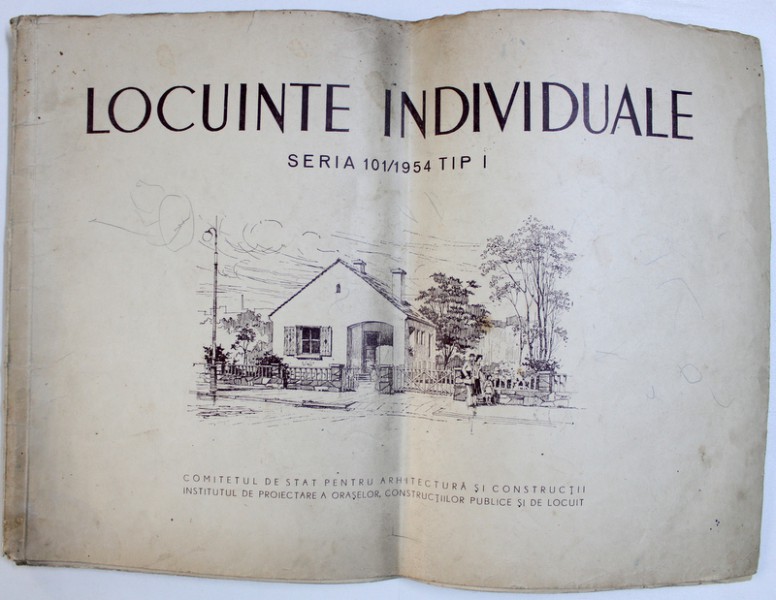 LOCUINTE INDIVIDUALE , CATALOG DE PREZENTARE , 1954