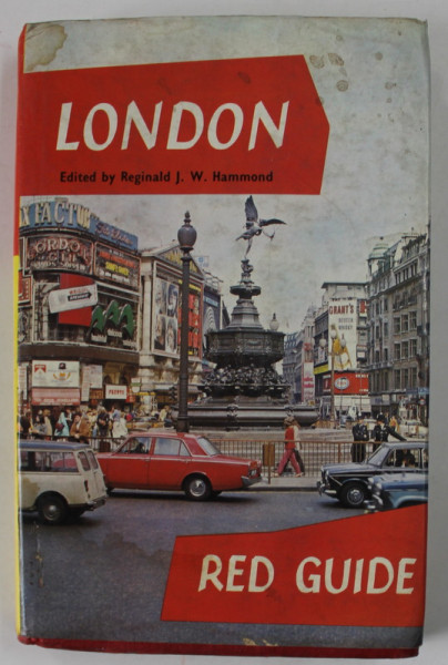 LONDON , RED GUIDE by REGINALD J. and W. HAMMOND , 1970