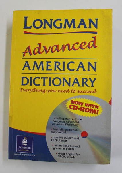 LONGMAN ADVANCED AMERICAN DICTIONARY ,  2001 , LIPSA CD *