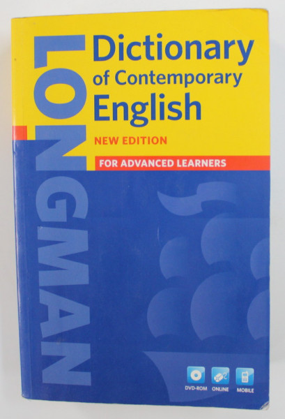 LONGMAN DICTIONARY OF CONTEMPORARY ENGLISH FOR ADVANCED LEARNERS - 2009, LIPSA DVD *