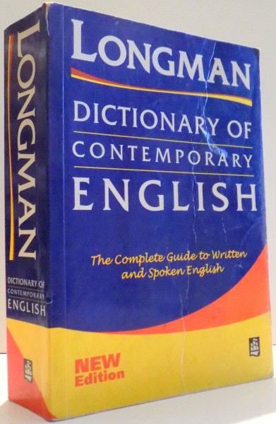 LONGMAN , DICTIONARY OF CONTEMPORARY ENGLISH , THE COMPLETE GUIDE TO WEITTEN AND SPOKEN ENGLISH , THIRD EDITION , 1995
