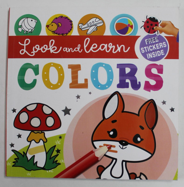 LOOK AND LEARN COLORS - FREE STICKERS INSIDE , ANII '2000