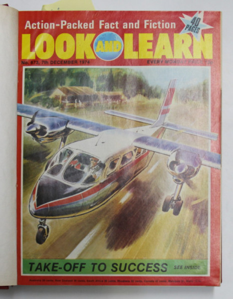 LOOK AND LEARN , REVISTA  PENTRU TINERET  , COLEGAT DE 22  NUMERE APARUTE IN  DECEMBRIIE 1974 -  JUNE  1975