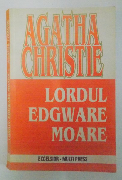 LORDUL EDGWARE MOARE de AGATHA CHRISTIE , 1953