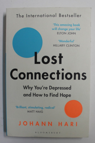 LOST CONNECTIONS: WHY YOU'RE DEPRESSED AND HOW TO FIND HOPE by JOHANN HARI , 2019
