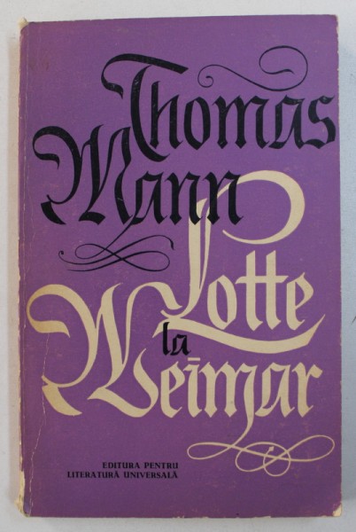 LOTTE LA WEIMAR de THOMAS MANN , 1964